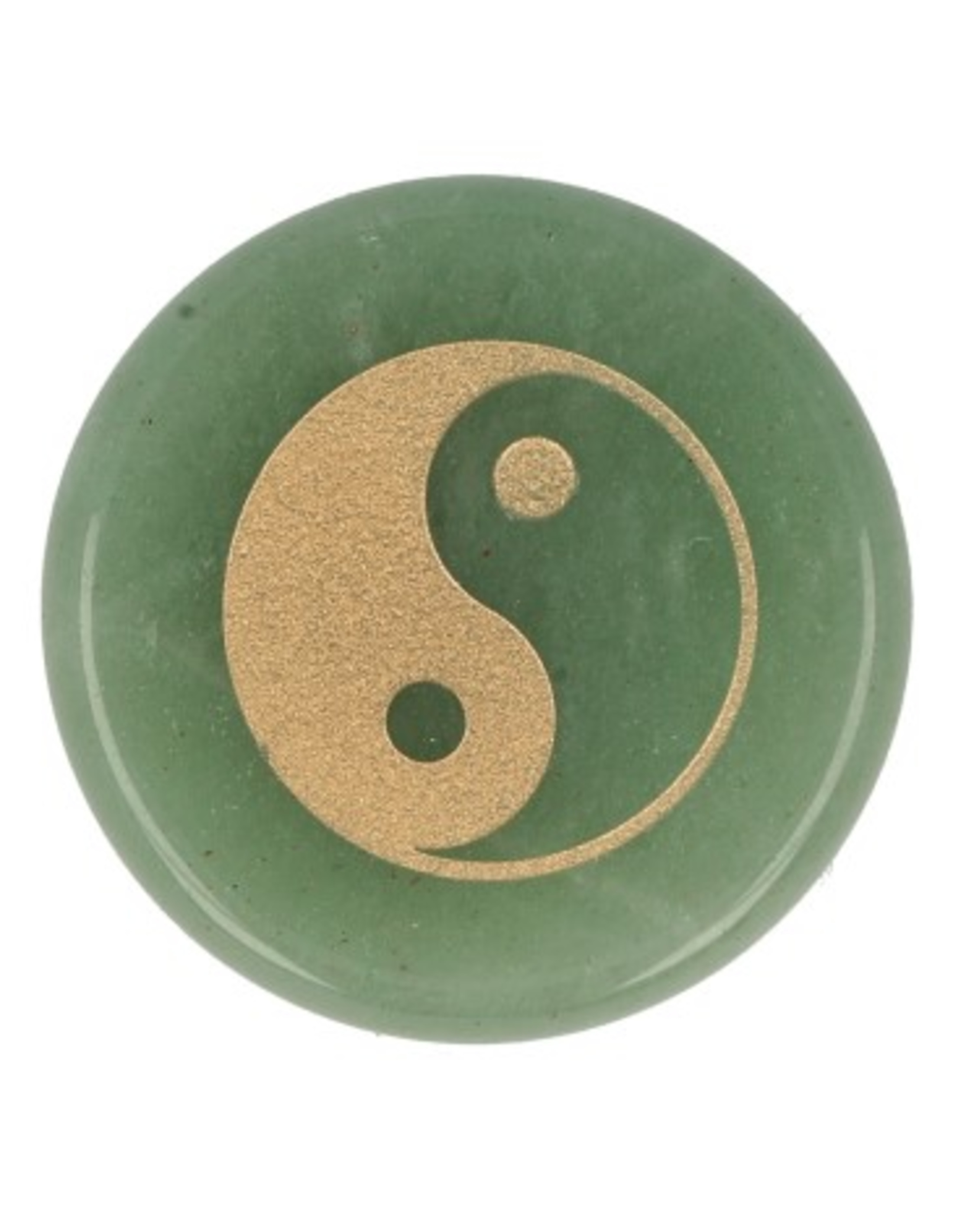 Aventurijn groen zaksteen Yin Yang