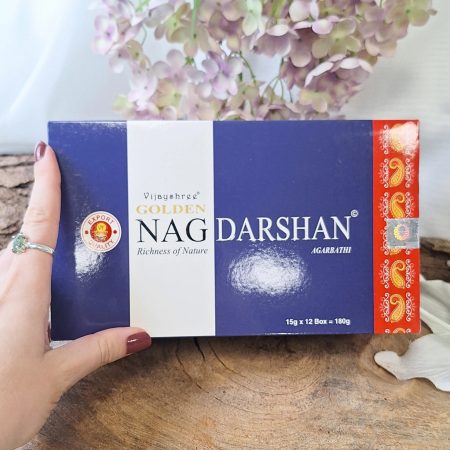 Golden Nag Darshan wierook 15 grams - doos van 12 st.