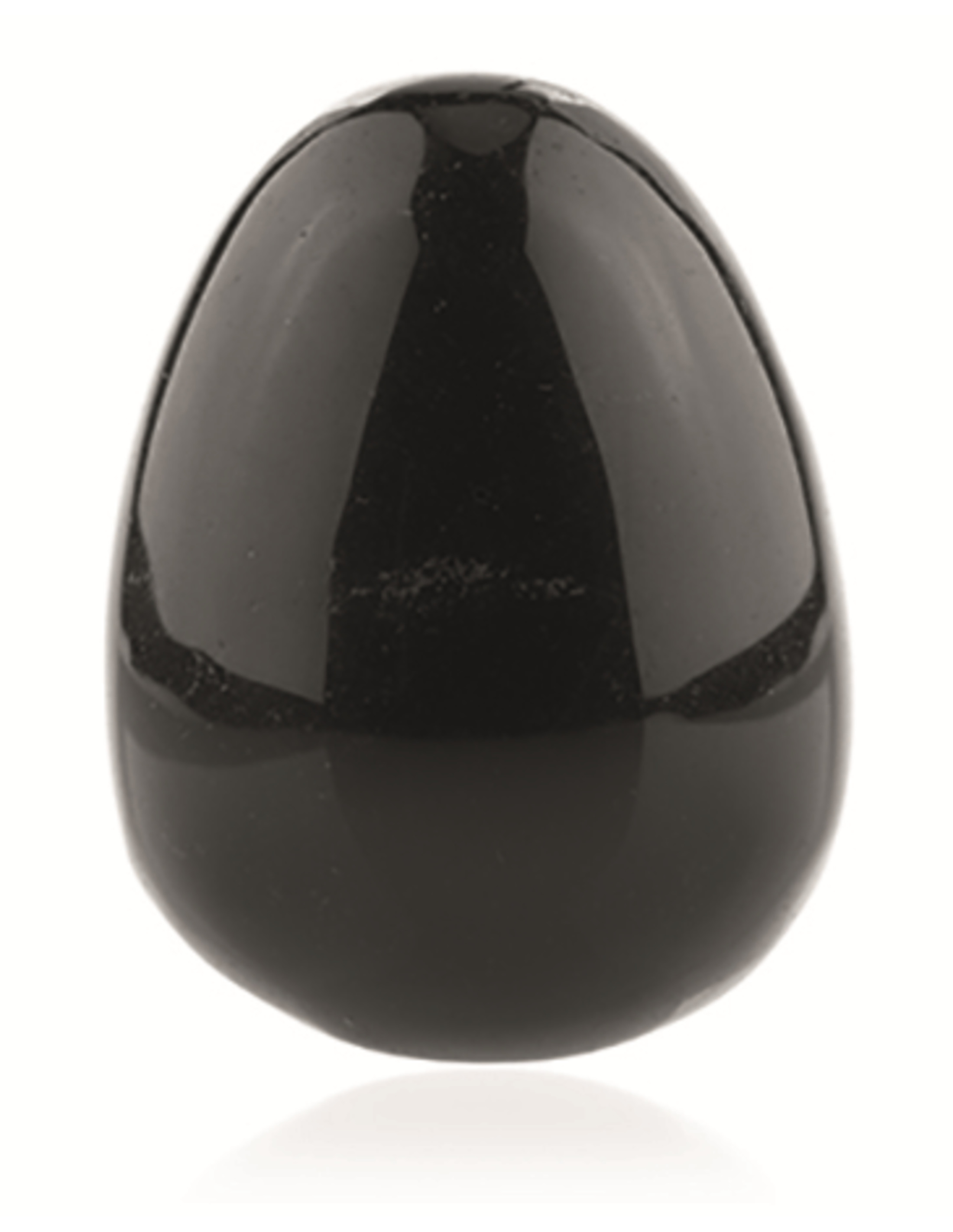 Obsidiaan zwart yoni ei 47x34 mm