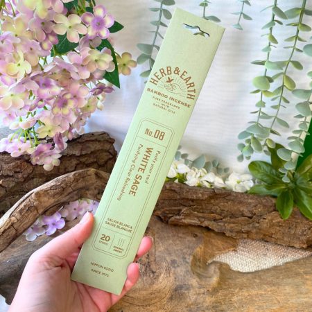 White Sage Herb & Earth Nippon Kodo - Wierook Stokjes