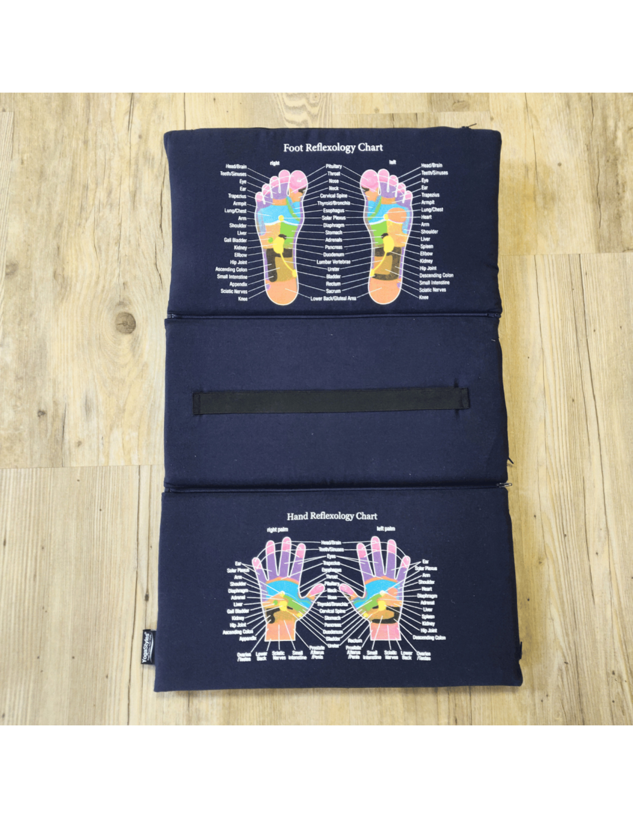 YogaStyles Spijkermat 3-Fold / Acupressuur mat donkerblauw