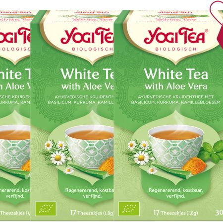 Yogi Tea White Tea Aloe Vera Bio - 3 pakjes