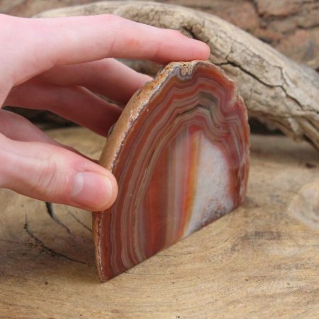 Agaat einden rood (gekleurd) nr.01