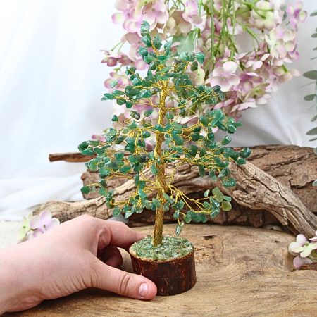 Edelsteen boompje Aventurijn ca. 23 cm