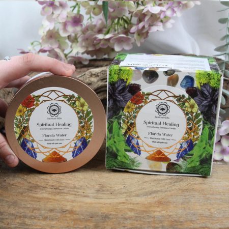 Edelsteen Geurkaars - Spiritual Healing met Lapis Lazuli - Groot