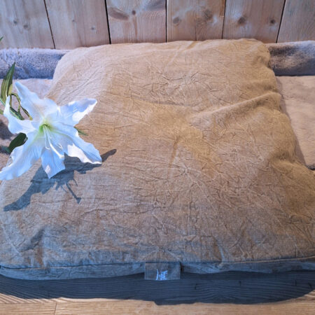 YogaStyles Zabuton mat Organic Stonewash Grijs